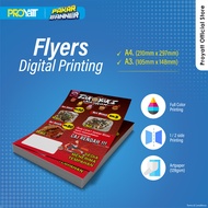 Flyers / A4 / A3 / Leaflet / Brochure / Pamphlet / Printing (Digital Printing)