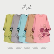 NURSAFIA KURUNG AYESHA V2,  BAJU KURUNG, KURUNG MODEN CORAK BUNGA