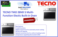 TECNO TMO 28ND 5 Multi-Function Electic Built-in Oven / FREE EXPRESS DELIVERY