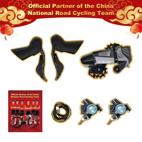 2025 WHEELTOP EDS GEX RX6701SGS Gravel bike Electronic Wireless Groupset,7-13Speed,hydraulic disc br