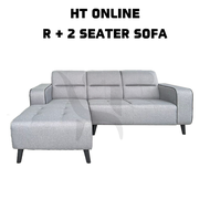 HT ONLINE L Shape Sofa Set 3 Seater Sofa Sofa Set for Living Room Ready Stock