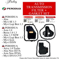 PERODUA AUTO TRANSMISSION FILTER + GASKET SET (35303-9720)(35303-BZ010)(35303-BZ02) MYVI/ ALZA/ AXIA
