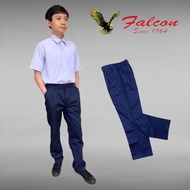 FALCON SCHOOL UNIFORM PRIMARY SCHOOL DARK BLUE LONG PANTS SELUAR BIRU 668EX, 20/40