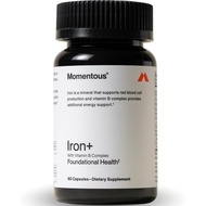 Momentous Iron+ Supplement, Ferrochel, Vitamin C & B Complex