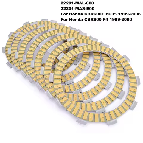 For Honda CBR600F PC35 1999-2006 CBR600 F4 1999 2000 Motorcycle Clutch Friction Plate CBR 600 600F 2