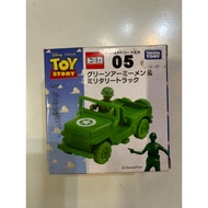 Takara Tomy Toy Story Tomica Ride On 05 Army Man & Military Truck Diecast Metal Collection