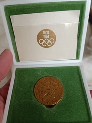 早期收藏 奧運紀念幣 1964