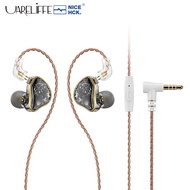 Uareliffe NICEHCK DB2 Wired Earbud Noise Cancelling Vocal Bass In-ear Monitor IEM 1DD+1BA Hybrid Dua