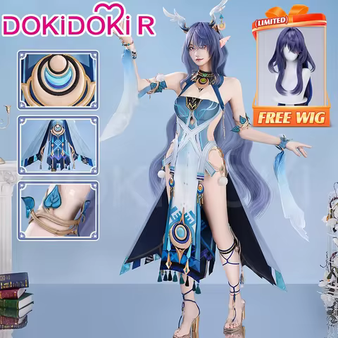 【Limited Free Wig】IN STOCK Lauma Cosplay Costume Genshin Impact【XS-2XL】DokiDoki-R Nod-Krai Lauma Dre