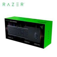 雷蛇Razer Level Up Bundle 3合1有線套組(鍵盤+滑鼠+滑鼠墊)  ●柔軟緩衝的電競級按鍵 ●61g
