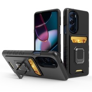 Lthmy cho Motorola cạnh 30 Pro/Edge Plus 2022 Ốp điện thoại chống sốc trường hợp đế dạng nhẫn lưng đ