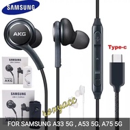 headset earphone Samsung a53 a73 a33 5G AKG type C