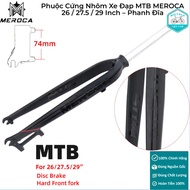 MEROCA MTB Bicycle Aluminum Hard Fork 26 / 27.5 / 29 Inch – Disc Brake, Lightweight, Good Transmissi