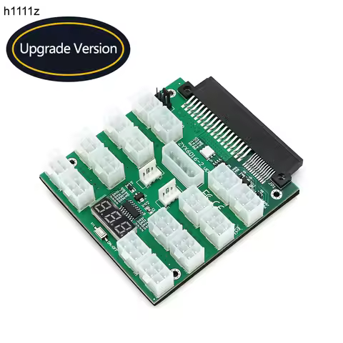 Mining Breakout Board ATX 16 Ports 6Pin Power Supply Module for Dell 750W 1100W 2000W PSU Server GPU
