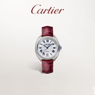 [Valentine's Day] Cartier Cl Key Mechanical Stainless Steel Clock Crocodile leather strap