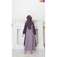 Nibras Gamis Faidaa Lilac/ Nibras Promo/ Faidaa Gamis Anak Plum/ Gamis