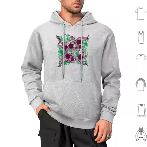 Abstract Line Art Of The Venom Seed From Hoodie Cotton Long Sleeve Abstract Art Boy Abstract Art Pop