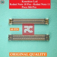 Konektor Lcd Redmi Note 10 Pro-Note 11-Poco M4 Pro 60 PIN Original
