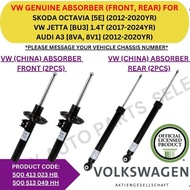 VW GROUP GENUINE ABSORBER (FRONT, REAR) FOR SKODA OCTAVIA [5E] '12-20YR / VW JETTA [BU3] '17-24YR / 