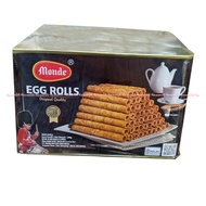 Monde Egg Roll 300gr Kemasan Kaleng Wafer Eggroll Serena Monde Wafer Stick Waffer Stik Lebaran Kalen