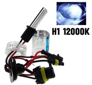 AUTO K ONE ชุดหลอดไฟหน้ารถยนต์ XENON HIDเป็นชุด 2ชิ้น 1คู่ ขั้วH1 มีค่าสี 4300K 6000K 8000K 10000K