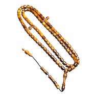 99-piece tube-shaped kokka wooden prayer beads | TK04