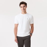 LTD เสื้อยืดแขนสั้น ผู้ชาย สีออฟไวท์ | T-shirt | 03587