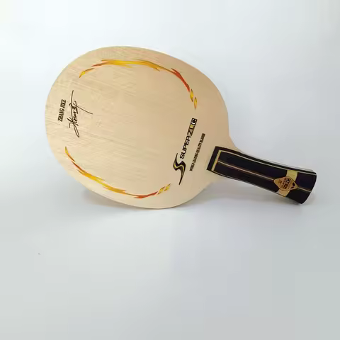 Professional Offensive Super ZLC Table Tennis Blade FL Handle Ping Pong Bat Assembled Pimples In Pin