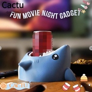 CACTUS Cup Holder, Fun  Printing Drink Coaster,  Creative Eye-catching Shark-shaped Drink Holder Bir