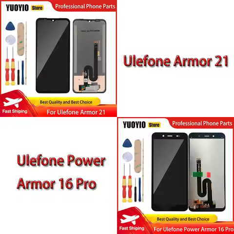 Original Display Touch For Ulefone Armor 21 Power Armor 16 Pro LCD Screen Digitizer Assembly Replace