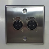 XLR female Wall plate or Wall plate