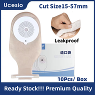 10pcs/ box  Colostomy Stoma Bag 57mm Ileostomy Ostomy Pouch Fistula Bags colostomy Supplies