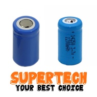 ER14250 Flap Top Button Top Head 3.7V 1200mah rechargeable lithium battery ER 14250