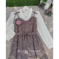 Hagia Overall Dress Hagia Flower Gamis