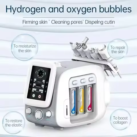 Multi-Function Oxygen Jet Peel Machine Dermebrasion Aqua Peel Skin Cleansing Exfoliating Beauty Equi