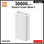 Xiaomi Power Bank 3: 30000mAh 18W Fast Charging, Portable Mi Powerbank external battery for on-the-go power