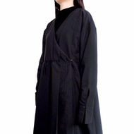 獨坐幽篁 交叉百摺洋裝 Organic Cotton & Recycle