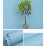 Wall Paper POLOS biru 7m to/d 8m x 45cm