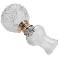 (FTPU) 6X Indoor Oil Lamp,Classic Oil Lamp with Clear Glass Lampshade,Home Church Supplies