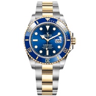 Rolex New Style Golden Blue Ghost Rolex Submariner Type Automatic Mechanical Watch Male126613