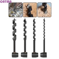 ORTMA Survival Drill Self-Tapping Bushcraft Wood Drill Bit Manual Auger Manual Hole Maker Auger Wren