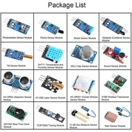 45 Sensor Assortment Kit 37 Sensors Kit Sensor Starter Kit for Arduino Raspberry pi Sensor 16 in 1 R