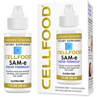 Cellfood SAM-e Liquid Formula+, 1 fl oz - Joint Support &amp; Liver Health - Liquid for Easier Absorption &amp; Better Bioavailability - Gluten Free, Non-GMO - 30-Day Supply