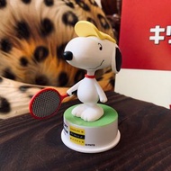 SNOOPY MUSEUM TOKYO 日本 東京 史努比博物館限定 扭蛋 網球史努比 扭蛋 TENNIS PLAYER SNOOPY Peanut ピーナッツ スヌーピー KITAN CLUB 奇譚