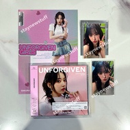 Sheep Album LE SSERAFIM Japan UNFORGIVEN (Sakura Solo Jacket ver) Sakura Card + Free All tower recor