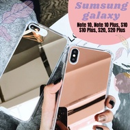 Samsung Galaxy Note 10/ Note 10 Plus/ S10/ S10 Plus/ S20/ S20 Plus Mirror Reflection Chrome TPU Phon