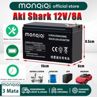 Monqiqi Aki Kering Sprayer Elektrik 12V 8Ah /Aki 12V 12Ah / Baterai