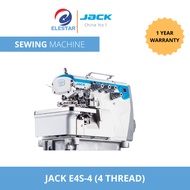 Jack E4S-4 Light and Heavy Adjustable Power Saving Overlock Sewing Machine