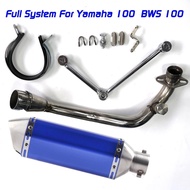 Motorcycle Exhaust For yamaha 100 engine bws100 bws 100 Exhaust