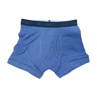 Boys Plain Boxer Brief with Navy Blue Band Overrun